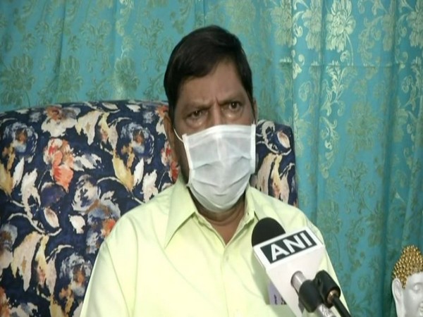 Union Minister Ramdas Athawale speaking to ANI.