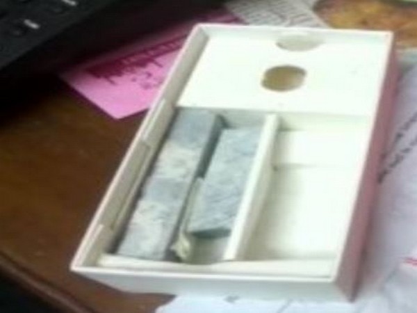 BJP MP Khargen Murmu received stones instead of mobile phone that he had ordered online (Photo/ANI) 