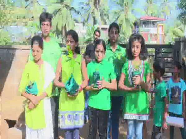 Green Warriors planting saplings