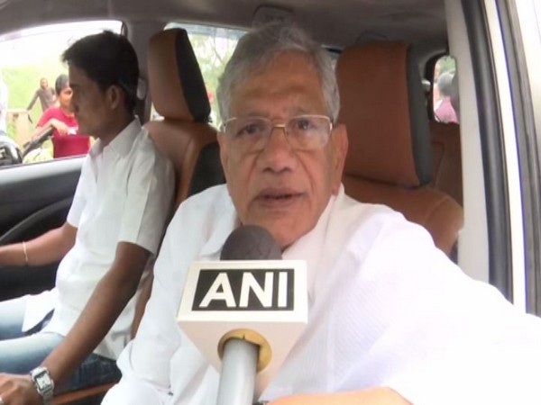 CPI-M general secretary Sitaram Yechury while speaking to ANI on Friday. (Photo/ANI)