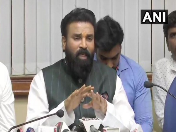 Karnataka Health Minister B Sriramalu during a press conference in Bengaluru on Monday (Photo/ANI)