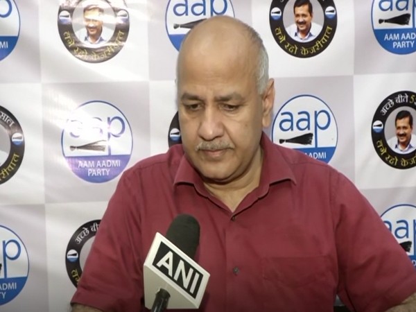 Delhi Deputy Chief Minister Manish Sisodia while speaking to ANI on Saturday (Photo/ANI)