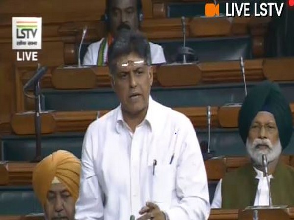 Manish Tewari (Picture Courtesy - Lok Sabha TV) 