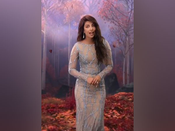 Priyanka Chopra in a still from the clip