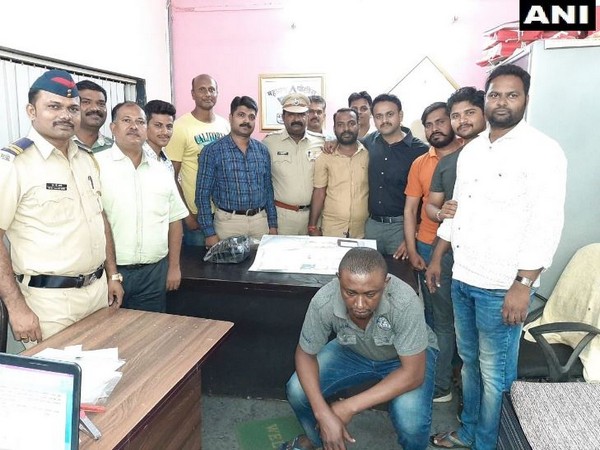 Palghar Anti-Terrorism Squad (ATS) and Tulinj Police arrested Nigerian national with cocaine. (Photo/ANI)