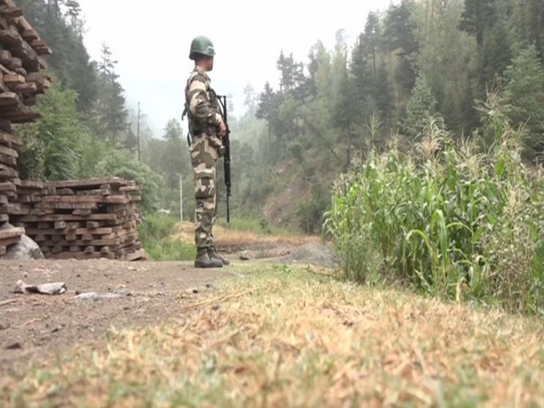 An exchange of fire took place between security forces and suspected terrorists in Batote area on Saturday. Photo/ANI