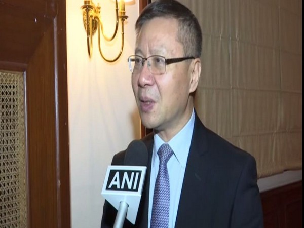 Director of China Institute at Fuan University Prof Zhang Weiwei speaking to ANI in New Delhi on Friday. Photo/ANI