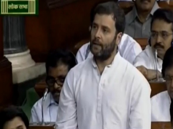 Congress leader Rahul Gandhi in Lok Sabha in 2015 (Photo/ANI)
