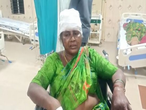 Injured victim of the Nellore mishap