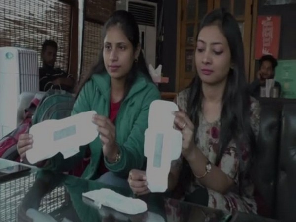 RI Nanotech launches biodegradable sanitary napkins in Haldwani (Photo/ANI)