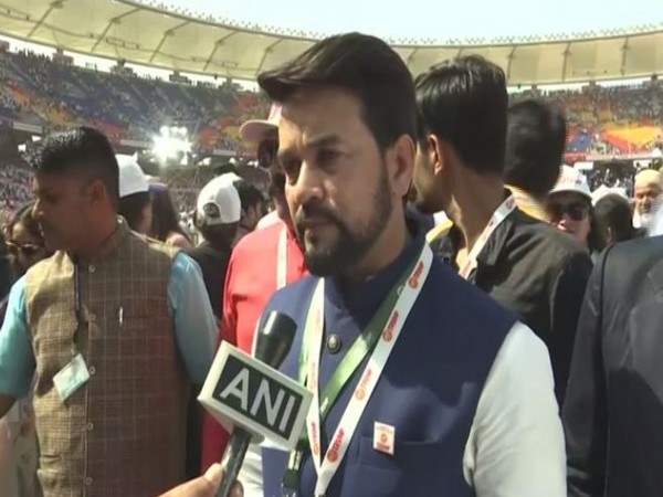 Union Minister Anurag Thakur while speaking to ANI on Monday (Photo/ANI)