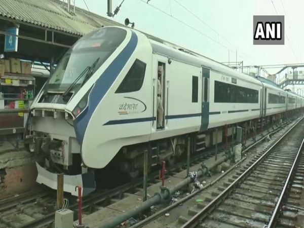 Vande Bharat successfully completed its trial run from New Delhi to Katra route on Tuesday (Photo/ANI)