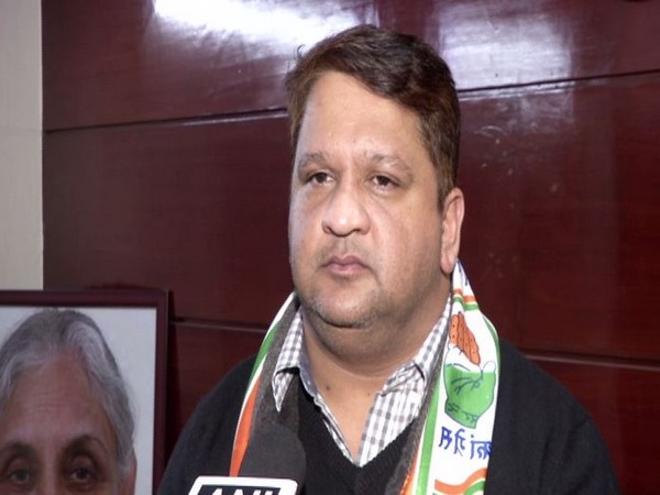 Congress member Adarsh Shastri speaking to ANI on Sunday.