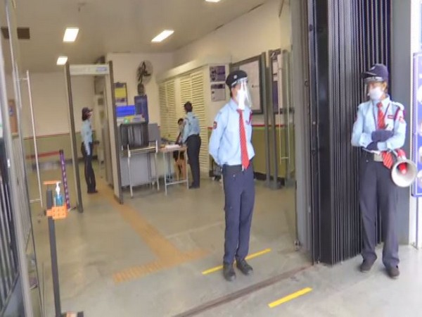 Visual from Nadaprabhu Kempegowda Metro Station Magistic. (Photo/ANI)