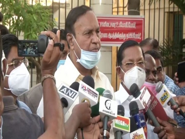 DMK Treasurer and Lok Sabha MP, TR Balu (Photo/ANI)