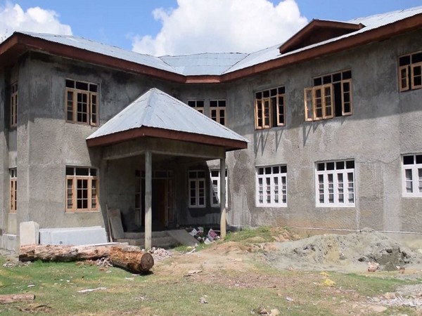 Construction of new Type Public health centre at Gatipora in Shopian District is underway (Photo/ANI)