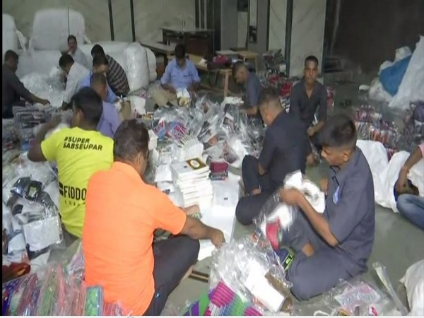 More relief materials for flood victims of Maharashtra. [Photo/ANI]