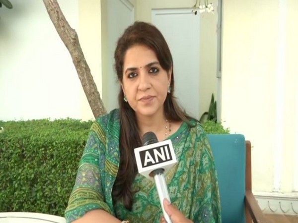 Bharatiya Janata Party (BJP) Spokesperson, Shaina NC while speaking to ANI on Saturday (Photo/ANI)