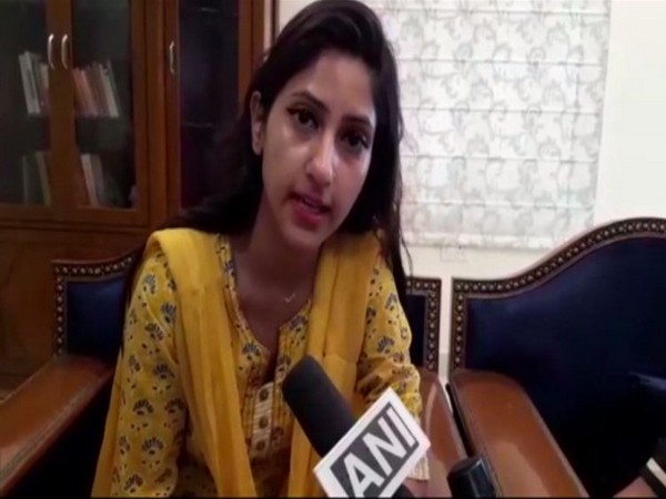 Congress MLA from Raebareli, Sadar, Aditi Singh while speaking to ANI on Tuesday. (Photo/ANI)