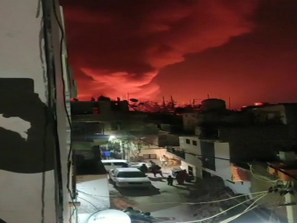 Fire broke out at a wood warehouse in Aya Nagar, Delhi (Photo/ANI)