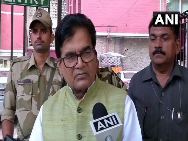  Samajwadi Party MP Ram Gopal Yadav speaking to ANI on Tuesday in New Delhi. (Photo/ANI)