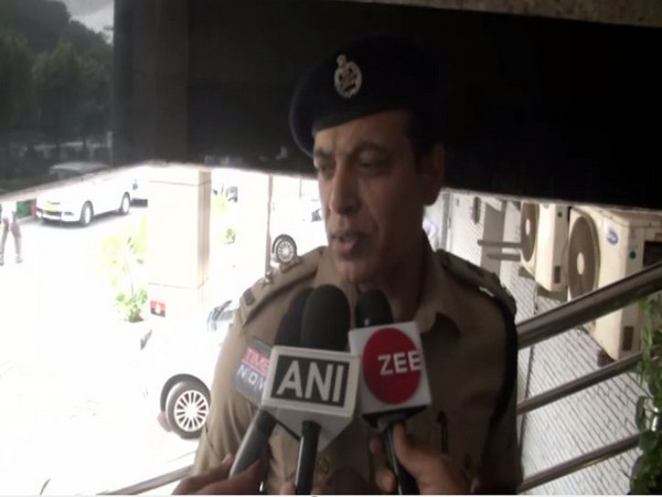 Additional Deputy Commissioner of Police (DCP) Harendra Singh while speaking to the reporters on Friday (Photo/ANI)