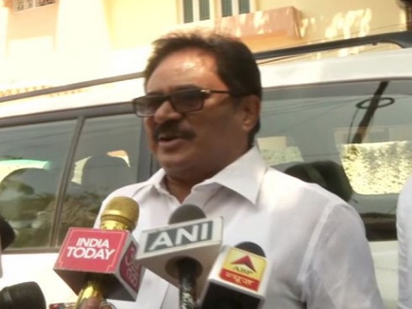 Former TNCC president Thirunavukkarasu speaking to reporters in Chennai on Tuesday. Photo/ANI