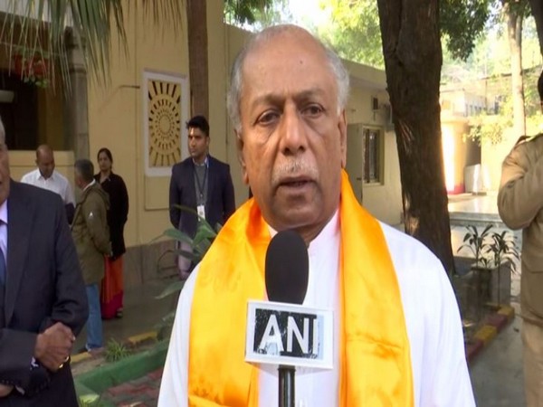 Sri Lankan Foreign Minister Dinesh Gunawardena speaking to ANI on Friday in New Delhi. Photo/ANI