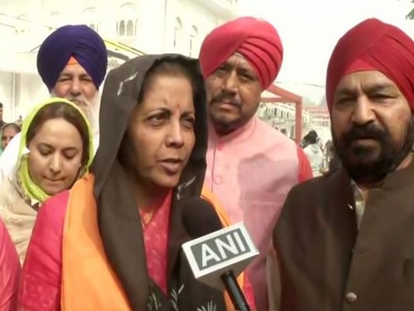 Union Finance Minister Nirmala Sitharaman speaking to ANI in New Delhi on Tuesday. Photo/ANI