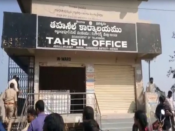 A woman tehsildar was set ablaze in Abdullapurmet MRO office on Monday.