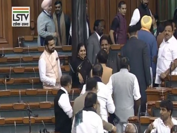Opposition staged a walkout in Lok Sabha on Monday (Photo/ANI)
