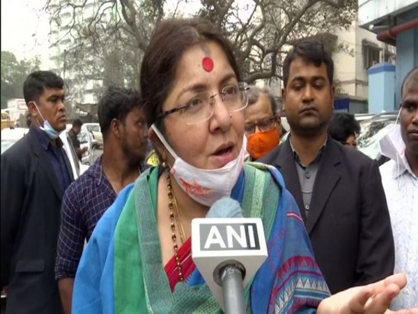 BJP MP Locket Chatterjee speaking to ANI