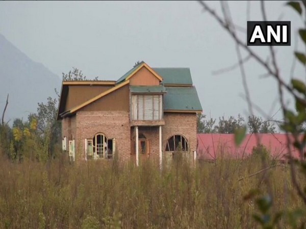 Encounter between security forces and terrorists took place in Awantipore, Jammu and Kashmir on Tuesday evening (Photo/ANI)