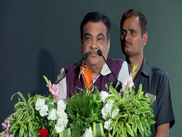 Union Minister Nitin Gadkari speaking at Sugar Conference 20-20 in Pune, Maharashtra (Photo/ANI)