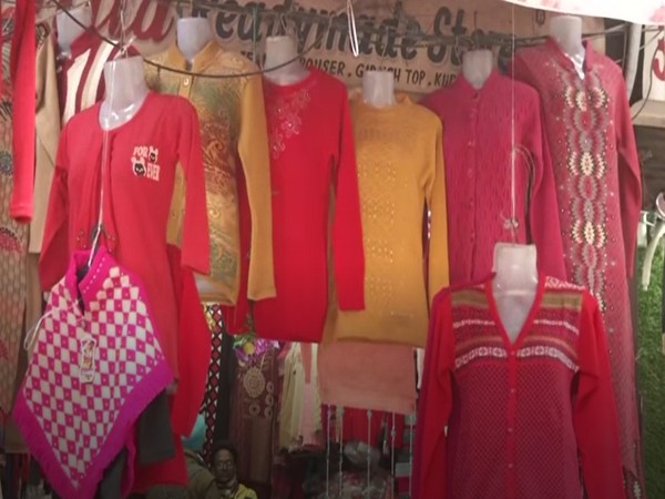 Visual from a woolen wear shop in Ludhiana, Punjab (Photo/ANI)