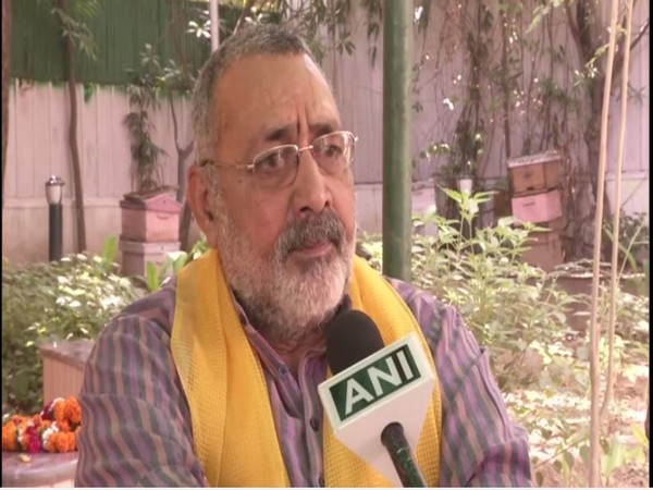 Begusarai MP Giriraj Singh speaks to ANI in New Delhi on Tuesday. [Photo/ANI]