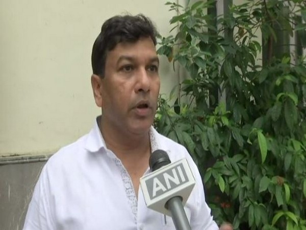 Congress worker Bhushan Patil speaking to ANI on Tuesday. Photo/ANI