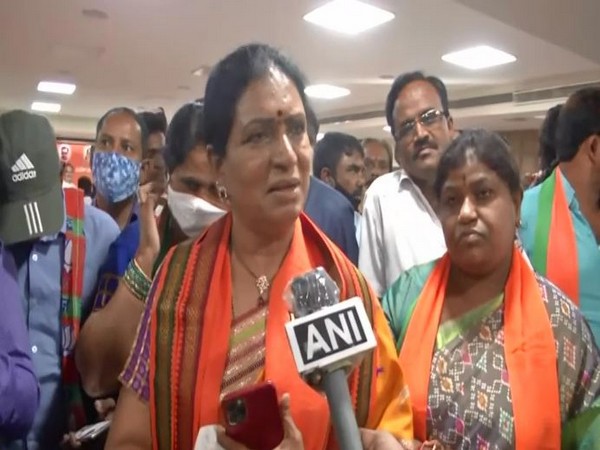 DK Aruna, BJP National Vice President speaking to ANI on Tuesday (Photo/ANI)