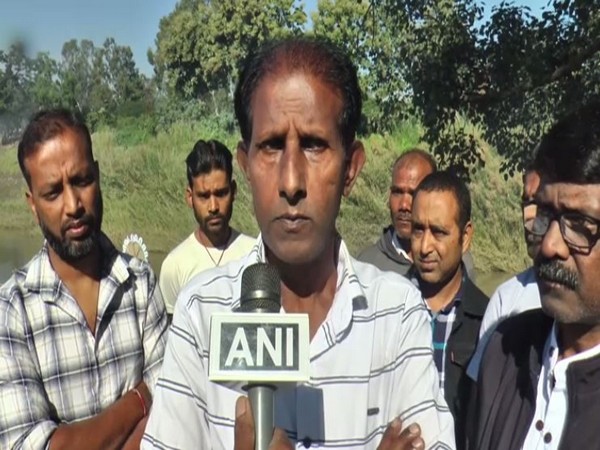 Sitaram Sahu, secretary Vhaisya Youth Club (VYC) Telipati while speaking to ANI (Photo/ANI)