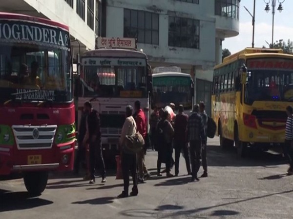 HRTC resumed bus services to Delhi (Photo/ANI)