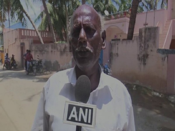 S Muruganantham, State President of Tamil Nadu Sea Workers Association while speaking to ANI on Sunday. (Photo/ANI)