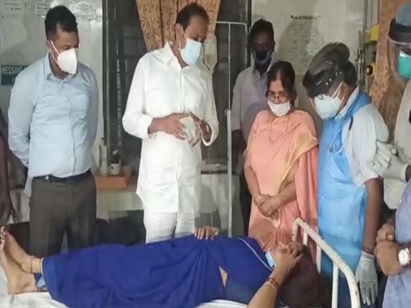 As many as 25 persons fell sick in Eluru town of West Godavari (Photo/ANI) 