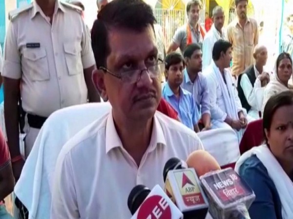 District Magistrate (DM) Naveen Kumar while speaking to the reporters on Thursday. (Photo/ANI)