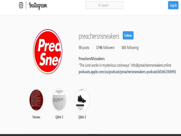 PreachersNSneakers Instagram screenshot 