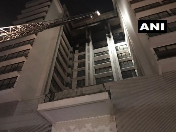 Visuals from the site in Mumbai's Vile Parle West on Sunday. (Photo/ANI)