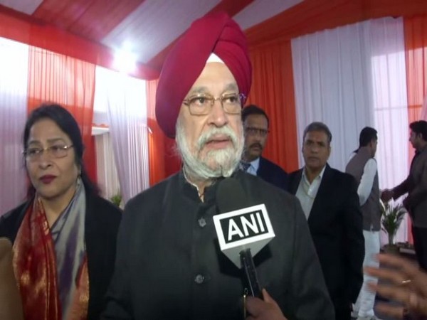 Union Minister Hardeep Singh Puri speaking to ANI on Tuesday. Photo/ANI