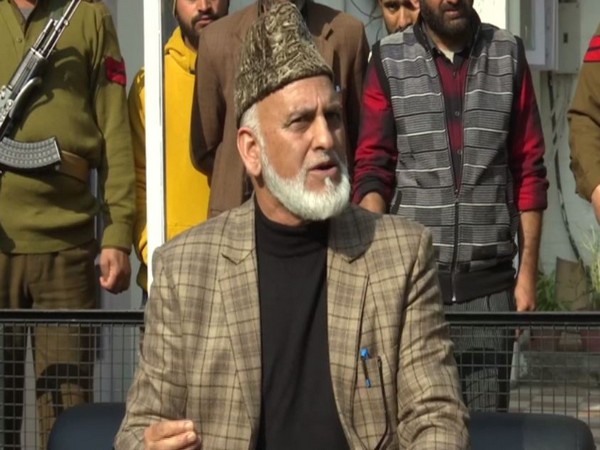 Senior Congress leader from Jammu and Kashmir GM Saroori while speaking to reporters on Wednesday (Photo/ANI)