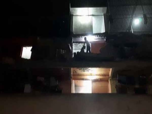 Locals rescued people who were trapped inside the building (Photo/ANI)