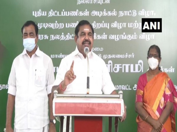 Tamil Nadu Chief Minister Edappadi Palaniswami (Photo/ANI)