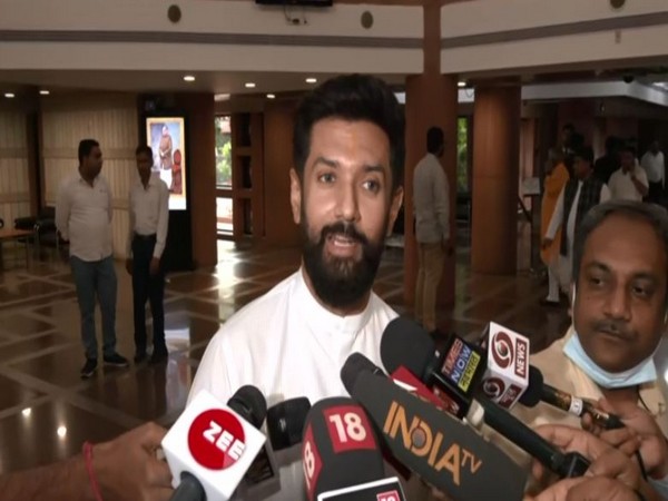 Lok Janshakti Party (Ram Vilas) leader Chirag Paswan (Photo/ANI)